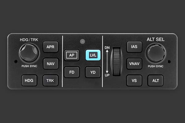 Integrated autopilot controls in the Bristell B8